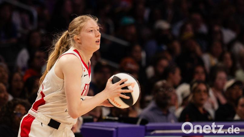 Frieda Bühner ist nach der WM wieder in der WNBA aktiv. (Archiv-Foto) Bild: Maximilian Haupt/dpa
