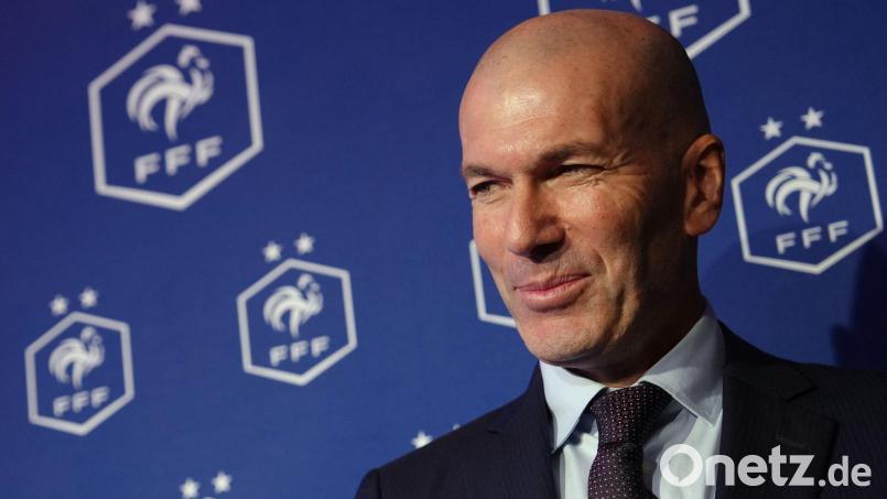 Zinedine Zidane hat seinen ersten Kader als Nationaltrainer Frankreichs bekannt gegeben. (Archivbild) Bild: Aurelien Morissard/AP/dpa