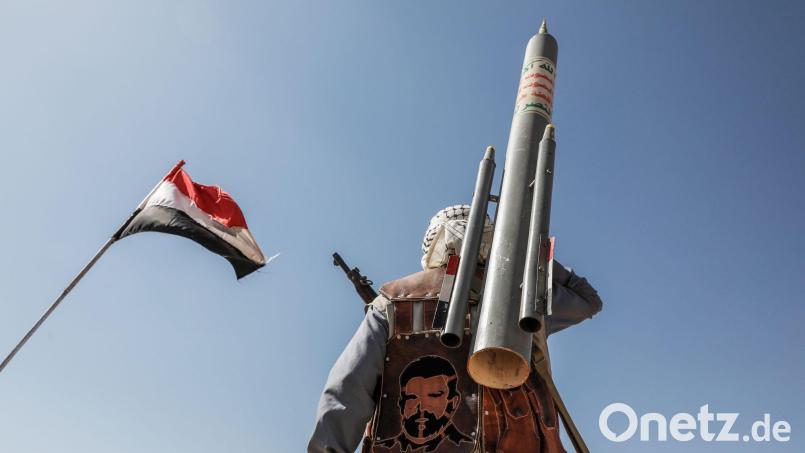 Während des Gaza-Kriegs feuerten die Huthis aus Solidarität mit der Hamas Raketen in Richtung Israel. (Archivbild) Bild: Osamah Yahya/dpa