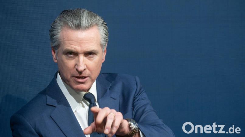 Kalifornien, wo führende KI-Labore zuhause sind, könnte unter Gouverneur Gavin Newsom eine wichtige Rolle bei der KI-Regulierung übernehmen. (Archivbild) Bild: Marijan Murat/dpa