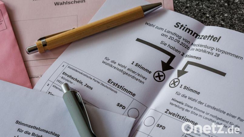 In wenigen Tagen öffnen die Wahllokale in MV für die Landtagswahl. (Symbolbild) Bild: Jens Büttner/dpa