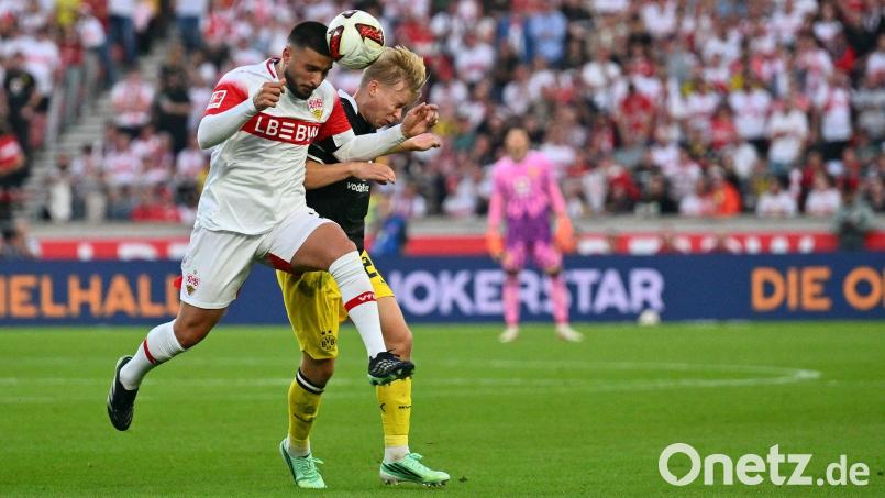 Gewohnt deutlich: VfB-Kapitän Deniz Undav (l). Bild: Jan-Philipp Strobel/dpa