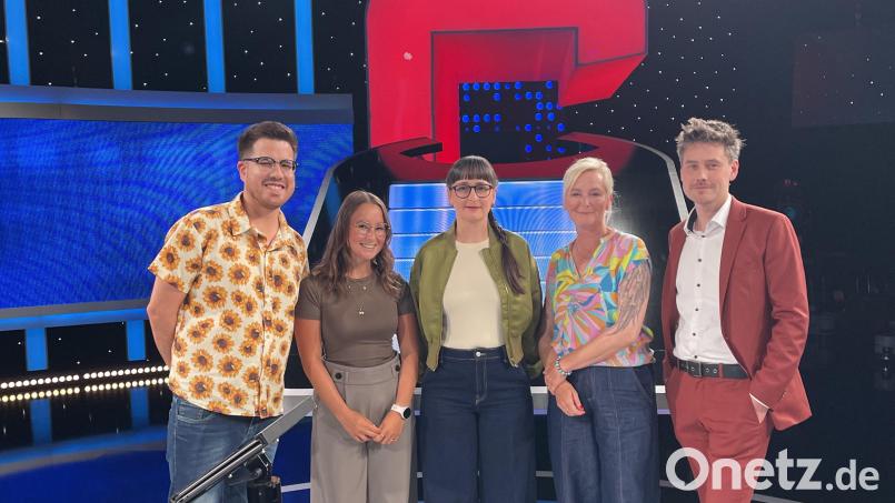 In der Sendung mussten sich Annika Mutzbauer und die anderen Kandidaten mit der Jägerin Annegret Schenkel messen. Bild: Archiv Annika Mutzbauer