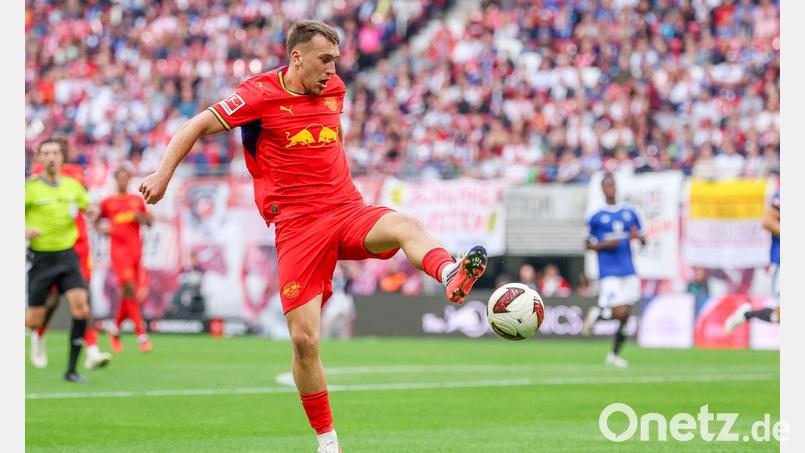 Brajan Gruda von RB Leipzig kann wegen einer Verletzung nicht zur Nationalmannschaft reisen. Bild: Jan Woitas/dpa