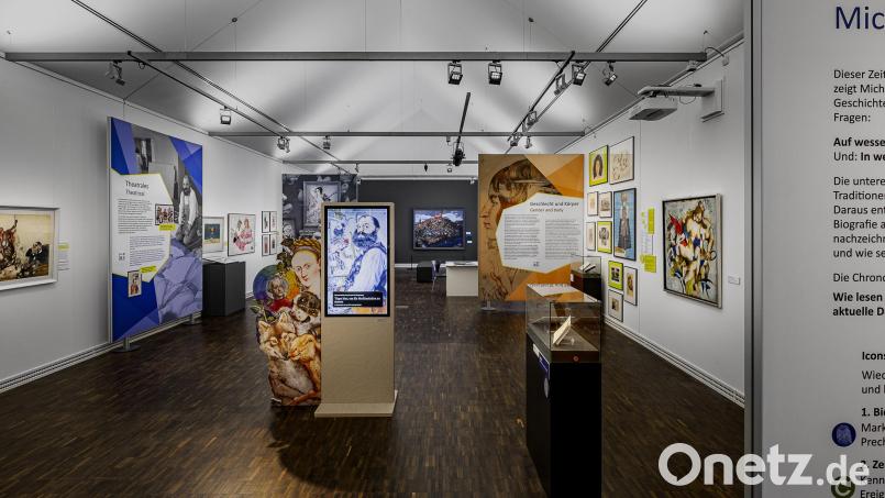 Blick in die Sonderausstellung mit Medienstation im Stadtmuseum Amberg. Bild: Marcus Rebmann