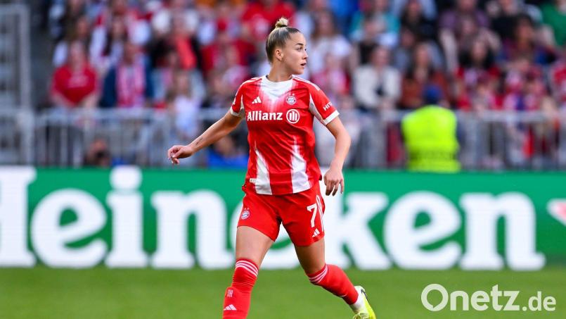 Will in der Champions League erneut um den Titel mitspielen: Bayern Münchens Giulia Gwinn. (Archivbild) Bild: Sven Hoppe/dpa