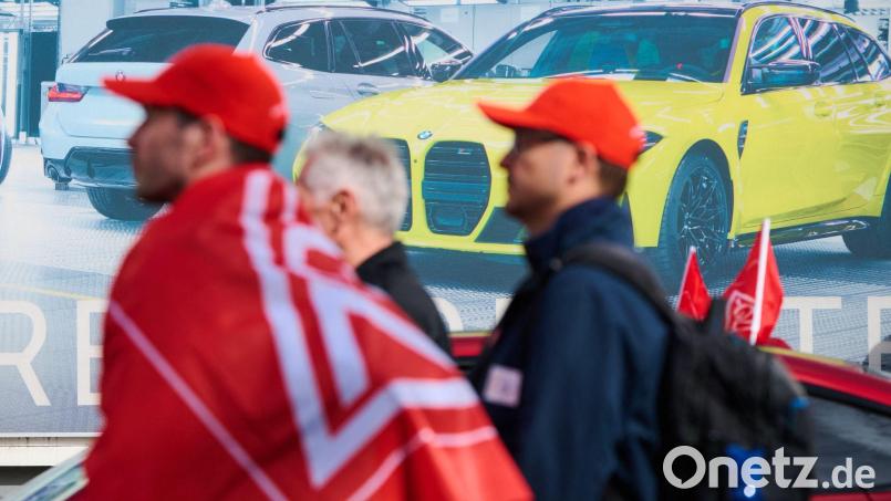 In München wurde bei BMW demonstriert. Bild: Sven Hoppe/dpa