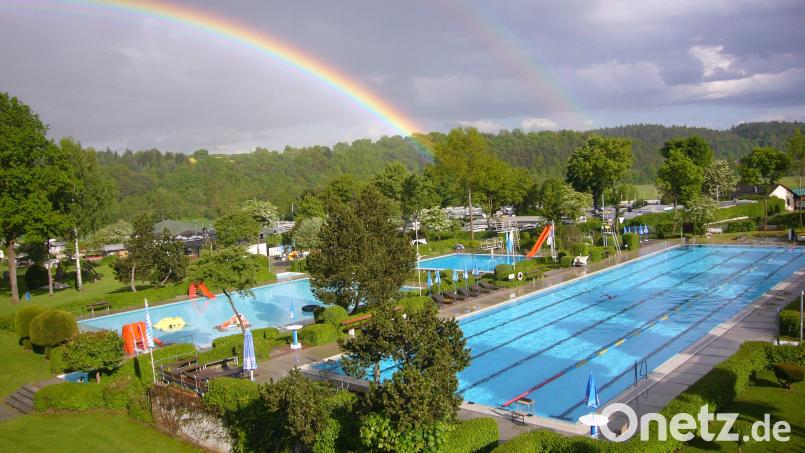Das Freibad Rieden rechnet mit einem Besucherrekord. Archivbild: sam
