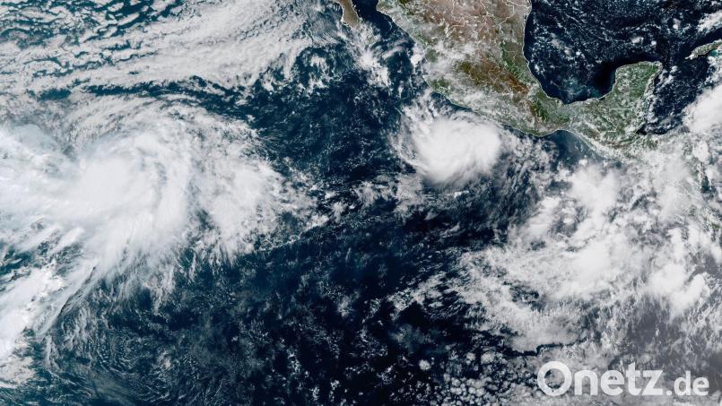 „Polo“ hat schnell die höchste Hurrikan-Stufe 5 erreicht. Bild: Uncredited/NOAA/AP/dpa