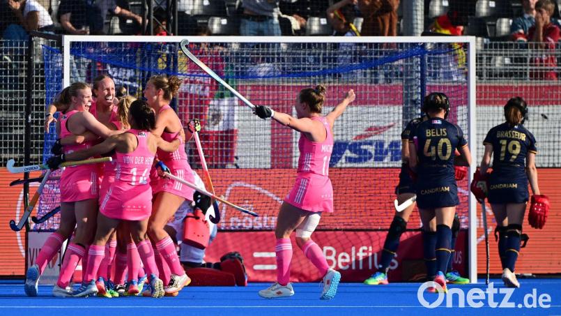 Die Hockey-Nationalmannschaft der Frauen bekommt mit Markus Lonnes einen neuen Bundestrainer. (Archivbild) Bild: Dirk Waem//dpa