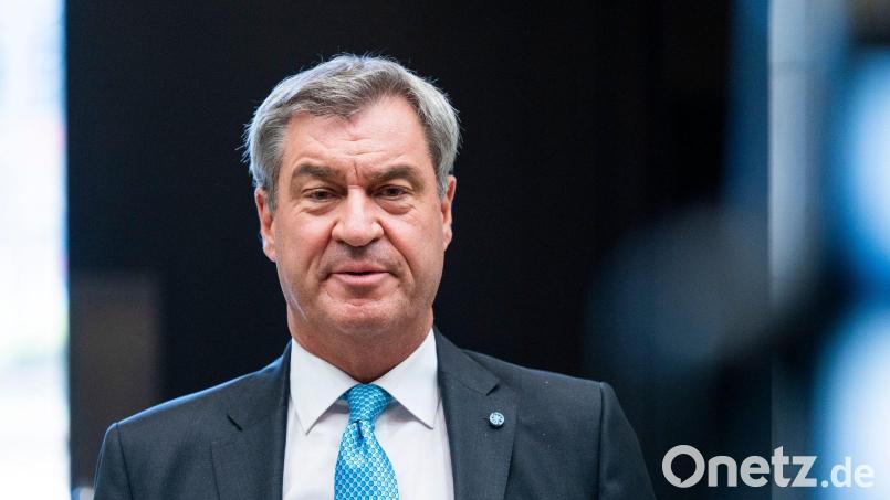 SPD und Grüne sollten nach Ansicht von CSU-Chef Söder nicht mit der Linken eine Regierung in Berlin eingehen. Bild: Christophe Gateau/dpa