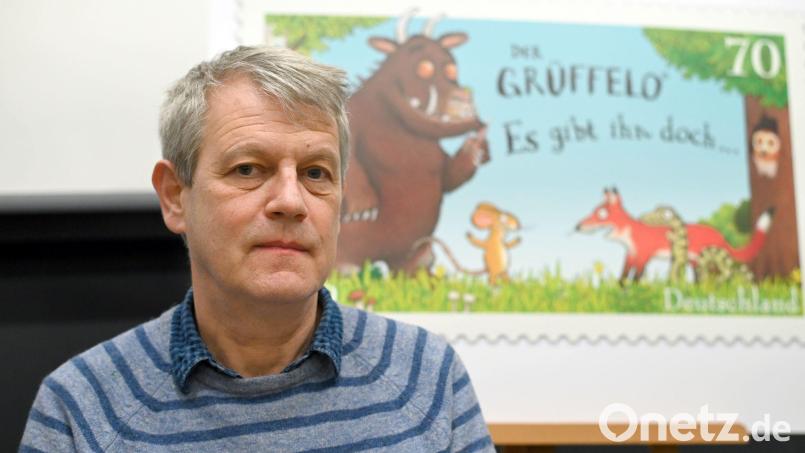 Illustrator Axel Scheffler will keinen Grüffelo auf dem Oktoberfest. (Archivbild) Bild: Henning Kaiser/dpa
