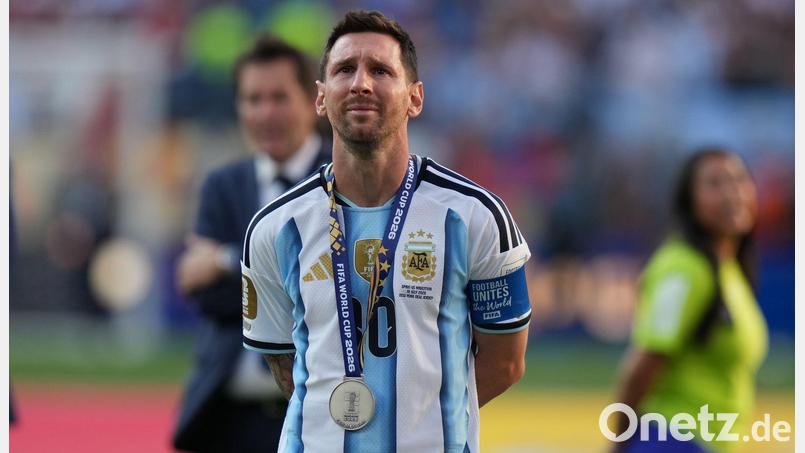 Die Ticket-Nachfrage für das letzte Länderspiel Lionel Messis war riesengroß. (Archivbild) Bild: Stephanie Scarbrough/AP/dpa