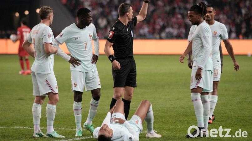 Es sieht laut Trainer Zidane nicht gut aus bei Frankreichs Superstar Mbappé. Bild: Khalil Hamra/AP/dpa