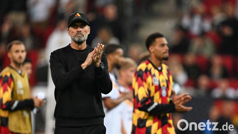 Bundestrainer Jürgen Klopp nach der Niederlage gegen Griechenland. Bild: Sven Hoppe/dpa