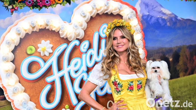 Nach dem „HeidiFest“ dreht Klum schon für die neue Staffel von „Germany's Next Topmodel“. (Archivbild) Bild: Felix Hörhager/dpa