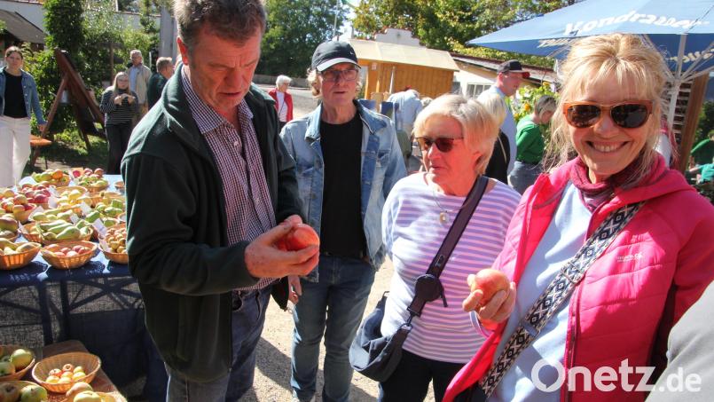 Fachkundige Beratung, etwa über Äpfel, wurde überall angeboten. Bild: Konrad Rosner