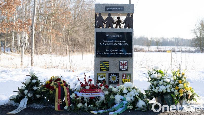 Tod eines Polizisten - mutmaßliche Drahtzieher gefasst. (Archivbild) Bild: Sebastian Kahnert/dpa