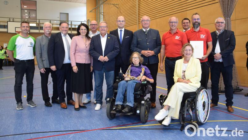 Der TV Burglengenfeld erhält den Inklusionspreis des Bezirks Oberpfalz. Bild: Bastian Schreiner
