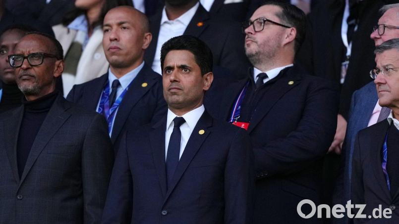 Nasser Al-Khelaifi will sich nicht um das Amt des FIFA-Präsidenten bewerben. (Archivbild) Bild: Aurelien Morissard/AP/dpa