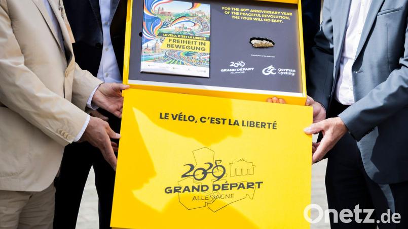 Deutschland bewirbt sich um den Grand Depart, den Start der Tour de France, 2029. (Archivbild) Bild: Christoph Soeder/dpa