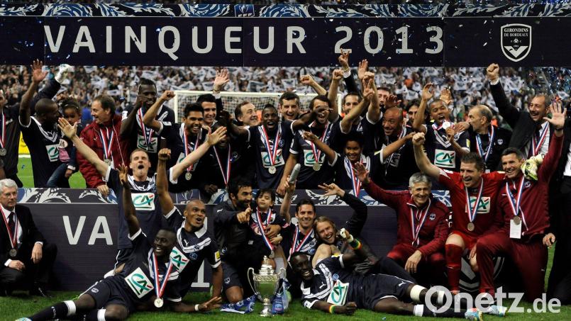 Erinnerung an bessere Zeiten: Nach der Übernahme durch einen US-Finanzinvestor setzt Girondins Bordeaux auf einen sportlichen Neustart. (Archivbild) Bild: Etienne Laurent/dpa