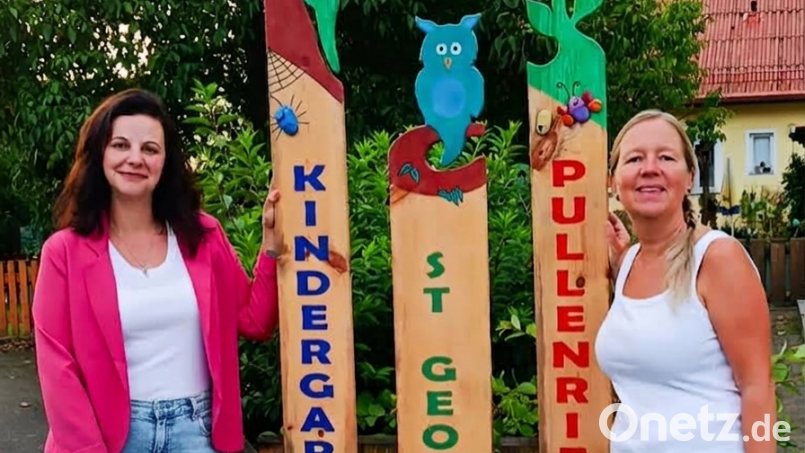 Der Kindergarten St. Georg in Pullenried hat eine neue Leitung. Christine Fuchs (rechts) ist schon langjährige Mitarbeiterin und Jessica Winklmann hat die Führung seit 1. September übernommen. Bild: Jessica Winklmann