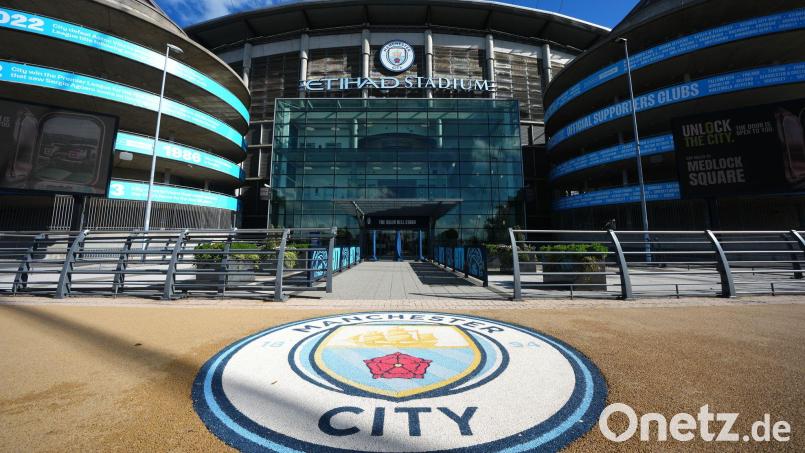 Das Etihad Stadium von Manchester City. Bild: Martin Rickett/PA Wire/dpa