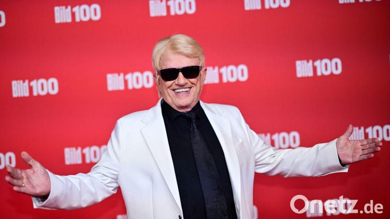 Geht es nach eigenem Bekunden so gut wie lange nicht: Schlagersänger Heino. (Archivbild) Bild: Sebastian Christoph Gollnow/dpa