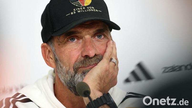 Das Kimmich-Thema nervt ihn: Jürgen Klopp bei der Pressekonferenz in Thessaloniki. Bild: Christian Charisius/dpa