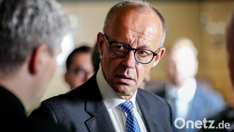 Bundeskanzler Friedrich Merz (CDU) ist in die Ukraine gereist. Bild: Kay Nietfeld/dpa