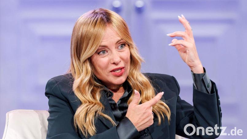 Italiens Ministerpräsidentin Giorgia Meloni lässt ihre Stimme urheberrechtlich schützen. (Archivfoto) Bild: Roberto Monaldo/LaPresse/AP/dpa