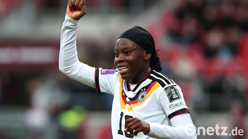 Nachnominiert für Länderspiele: Nicole Anyomi. (Archivbild) Bild: Daniel Karmann/dpa