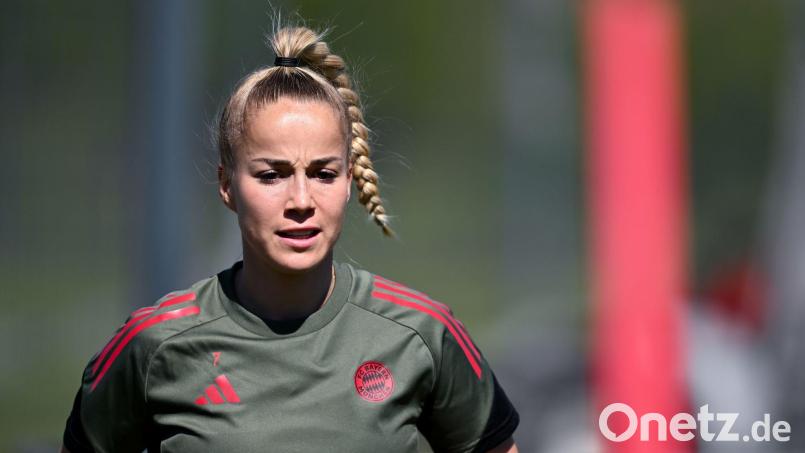 Erst einmal raus: Fußball-Nationalspielerin Giulia Gwinn. (Archivbild) Bild: Sven Hoppe/dpa