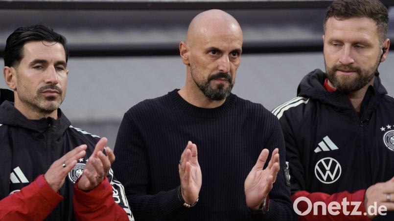 Trainer Antonio Di Salvo (M.) wurde im ostwestfälischen Paderborn geboren. (Archivbild) Bild: Oksana Dzadan/dpa/