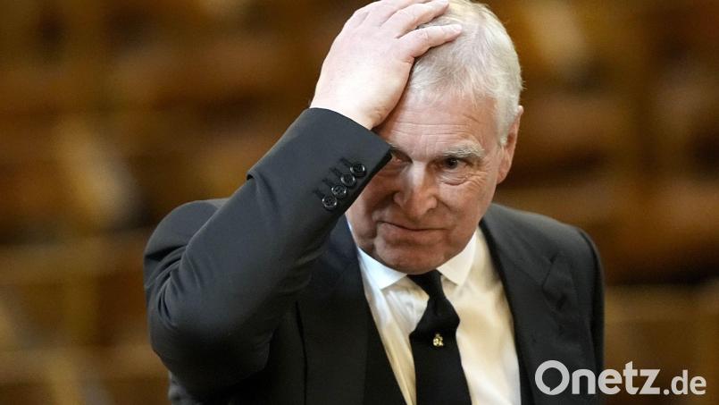 Der jüngere Bruder von König Charles III. wurde im Februar zwischenzeitlich festgenommen. (Archivbild) Bild: Aaron Chown/PA Wire/dpa