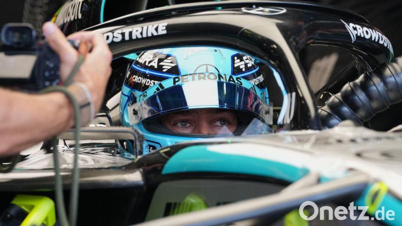 George Russell wird in Singapur bestraft. (Archivbild) Bild: Antonio Calanni/AP/dpa