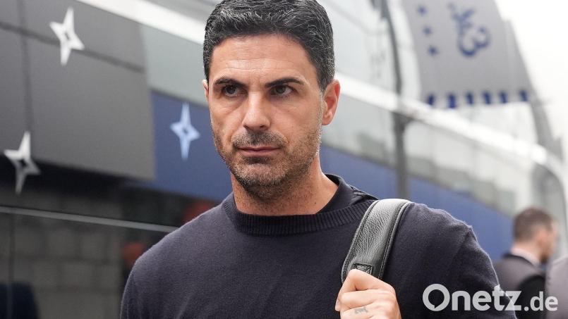 Bleibt bis 2030 bei Arsenal: Trainer Mikel Arteta. (Archivbild) Bild: Gareth Fuller/PA Wire/dpa