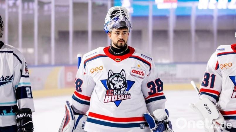 Der neue Goalie der Blue Devils Weiden: Kristian Hufsky. Bild: Diekmann