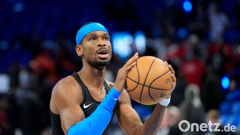 NBA-Profi Shai Gilgeous-Alexander investiert in den spanischen Topclub Atlético Madrid. (Archivbild) Bild: Tony Gutierrez/AP/dpa