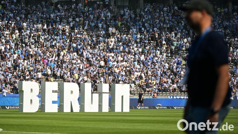 Hertha BSC verbietet kommerzielle Stadion-Vlogs. (Archivbild) Bild: Elisa Schu/dpa