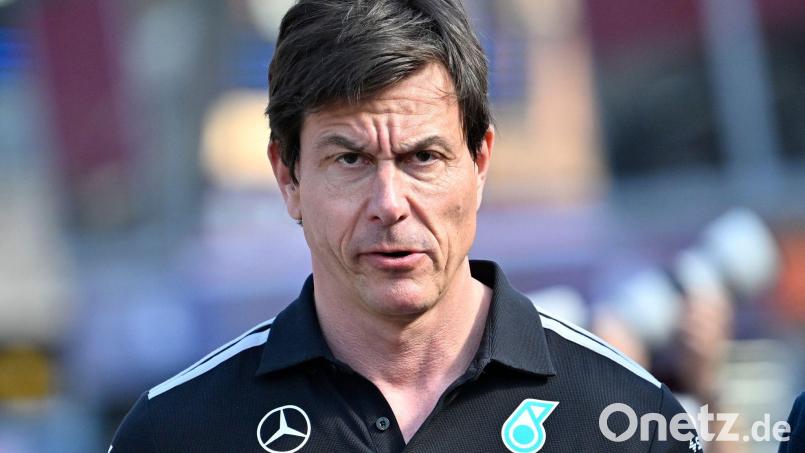 Toto Wolff nerven Vorwürfe aus dem Internet. (Archivbild) Bild: Philippe Magoni/AP/dpa