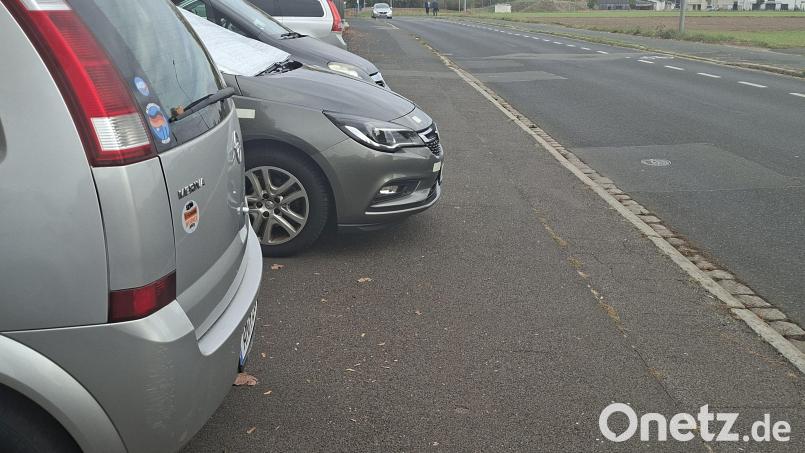 Die Nutzung des Geh- und Radwegs wird durch das falsche Parken behindert. Bild: tk