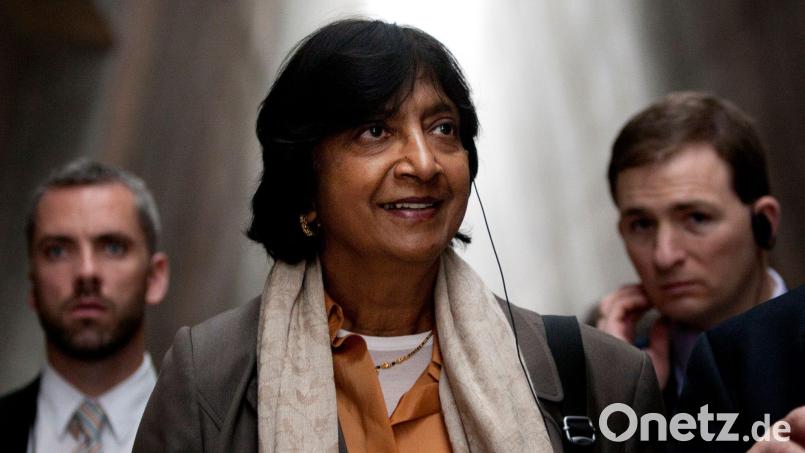 Die UN sehen durch die Verleihung des Friedensnobelpreises an Navanethem Pillay den Kampf für die Menschenrechte gestärkt. (Archivbild) Bild: Sebastian Scheiner/AP/dpa