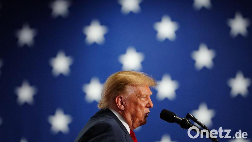 Präsident Trump hat die Hinrichtung genehmigt, hatte mit der Entscheidung zum Livestream eigenen Angaben nach aber nichts zu tun. Bild: Julia Demaree Nikhinson/AP/dpa