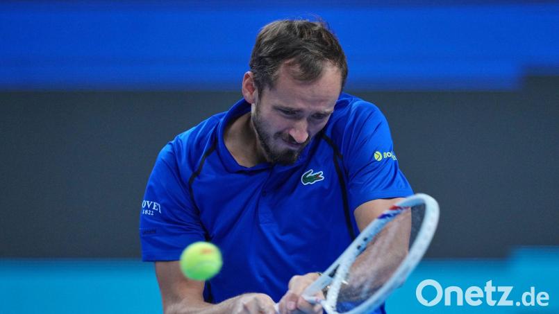 Daniil Medwedew gewann gegen Jan-Lennard Struff. (Archivbild) Bild: Achmad Ibrahim/AP/dpa