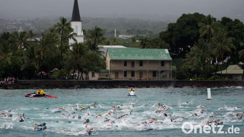 Nur das Schwimmen lief für Laura Philipp nicht optimal. Bild: Ezra Shaw/Getty Images for IRONMAN/dpa