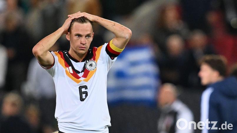 Über ihn gab es zuletzt eine DFB-Debatte: Kapitän Kimmich. (Archivbild) Bild: Sven Hoppe/dpa