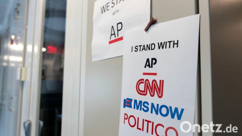 Trump schloss den Sender CNN im September von einer seiner Reisen aus. Bild: Jose Luis Magana/FR159526 AP/dpa