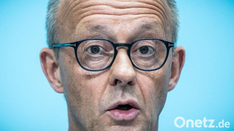 Merz: „„Wir müssen uns aus einem Tief herausarbeiten.“ Bild: Michael Kappeler/dpa